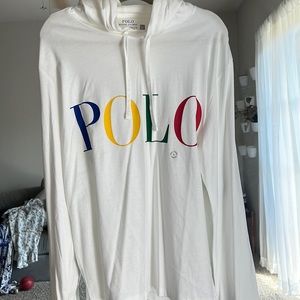White Ralph Lauren pull over